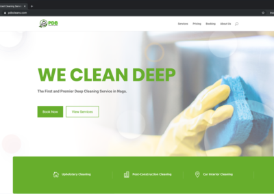 PDB: Bringing Easier Access to Sanitatized Cleaning Services for Naga with Online Booking