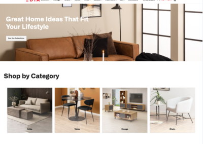 EDIA: Sustaining Furniture Brand Team with Web Consultancy