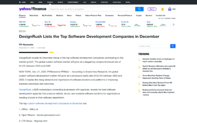 Hooman Listed in December 2023’s Top Software Companies by Design Rush